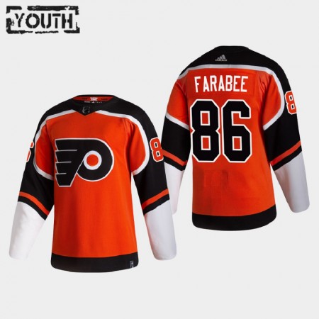 Dětské Hokejový Dres Philadelphia Flyers Dresy Joel Farabee 86 2020-21 Reverse Retro Authentic